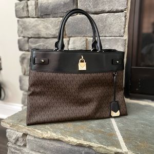 Michael Kors Brown Logo Bag